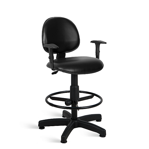 Cadeira Ágata Executiva Caixa C/ Lam Giratória Braços Courvin