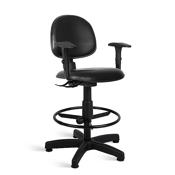 Cadeira Ágata Executiva Caixa Back Braço Regulável Courvin