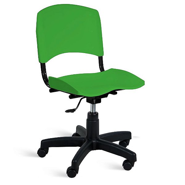 Cadeira Plástica Giratória A/E Verde Lara