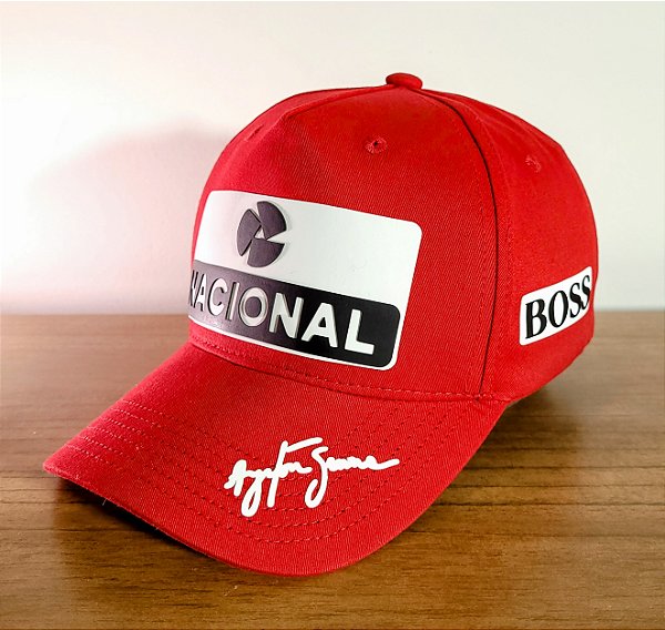 Boné Nacional vermelho