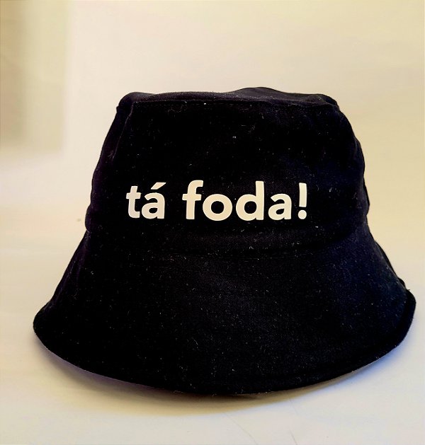Bucket hat Ta Foda preto