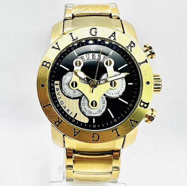 Relógio masculino linha master modelo Venom Pulseira de aço inoxidável  a prova d’água 20m