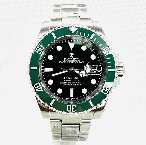 Relógio masculino linha Premium Submariner Starbucks Automático Pulseira de Aço inoxidável Oyster 904l a prova d`agua 40