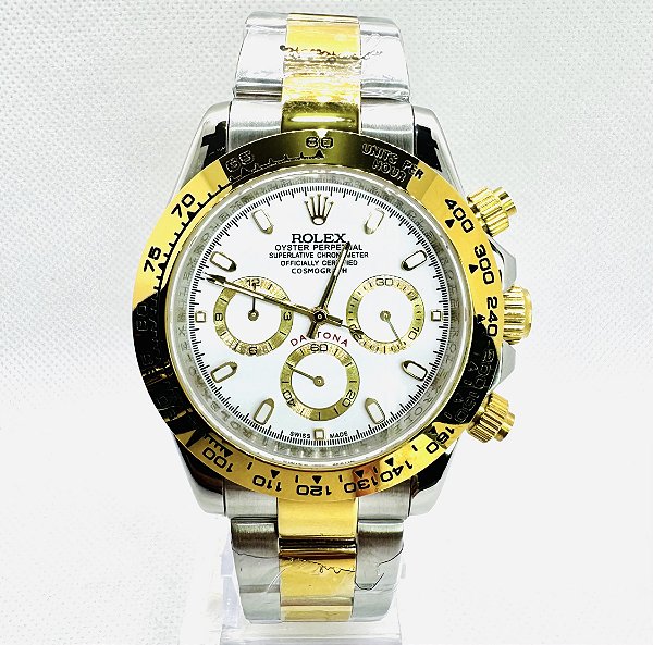 Relógio masculino linha Premium Daytona Automático Pulseira de aço inoxidável Oyster 904l a prova d’água 40m