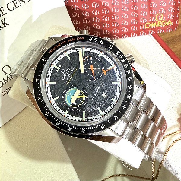 Relógio masculino Omega Speedmaster Flight Quality Resistente a 5 ATM