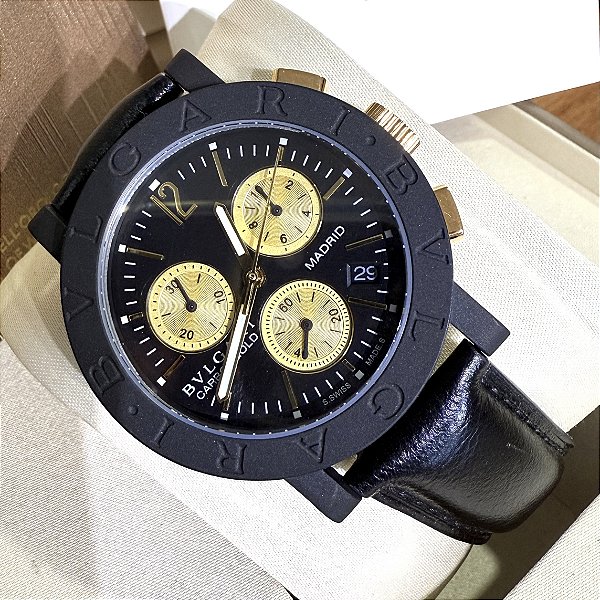Relogio Bvlgari Madrid Masculino