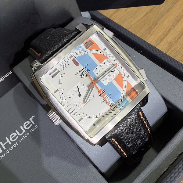 Relógio Tag Heuer Monaco Gulf masculino