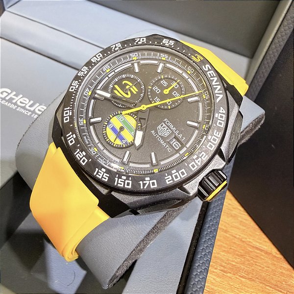 Tag Heuer Fórmula 1 Chronograph x Sennna edição especial Ref. CBZ2081.FT8092