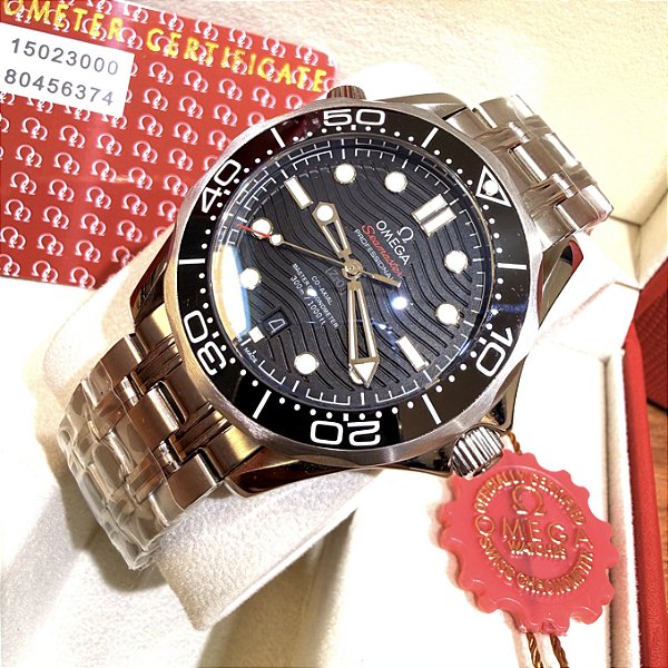 Omega Seamaster Diver 300m Automático Preto 42mm 210.30.42.20.01.001
