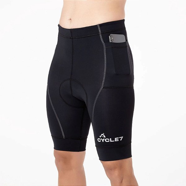 Bermuda CYCLE Masculina Endurance 2.0 Preto Tam. GG
