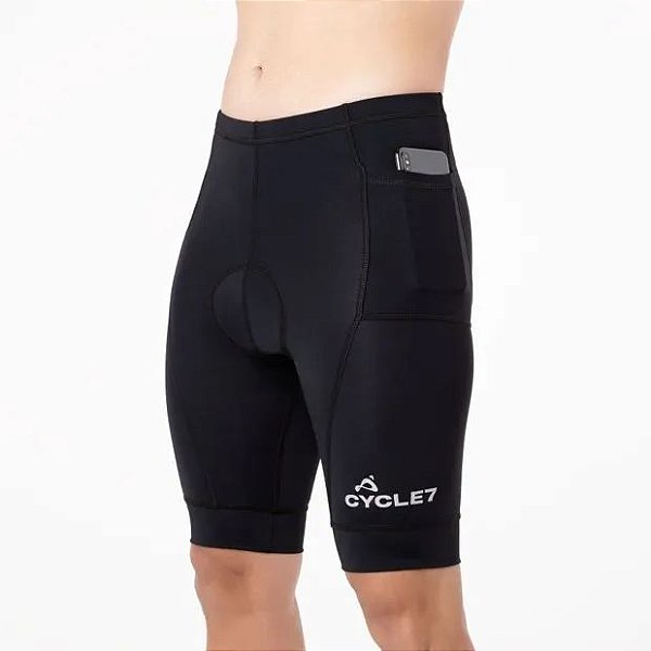 Bermuda CYCLE Masculina Sport Preto GG