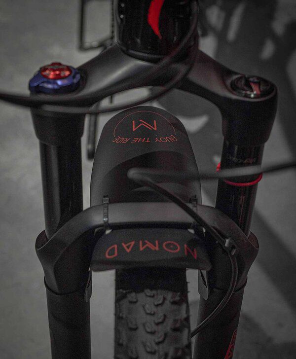 Paralama MTB NOMAD Dianteiro Enjoy the Ride Vermelho