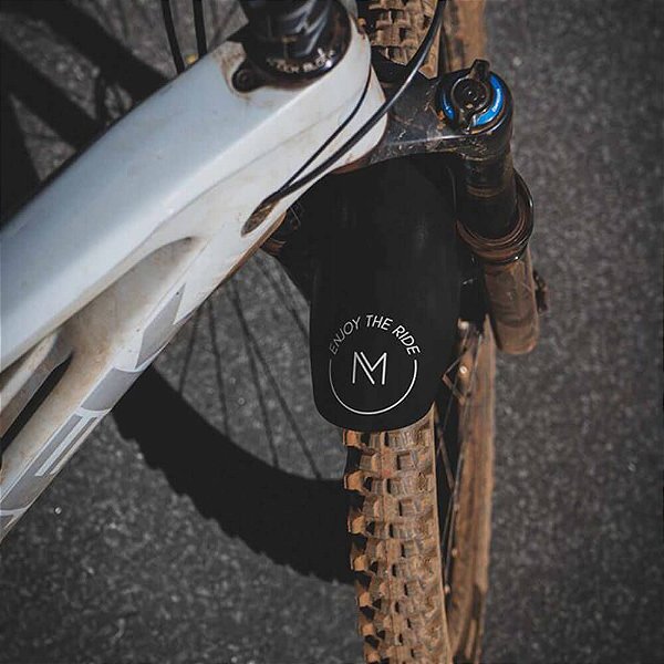 Paralama MTB NOMAD Dianteiro Enjoy the Ride Branco