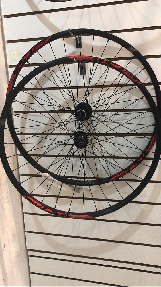 Roda D/T TSW 32F Disc/Cassete XL4300 Preto/Vermelho