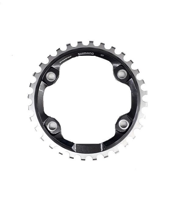 SEMINOVO - Coroa SHIMANO - BCD94/96 32T - 10/11v - Black (Assimetrica)