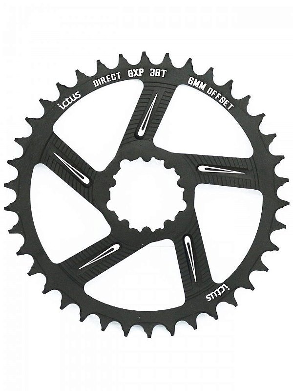 Coroa Ictus DIRECT GXP OFFSET 3MM 38T Preta