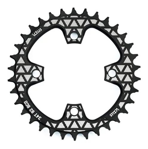 Coroa ICTUS - BCD82 34T - 10/11v - Black (Simétrica)