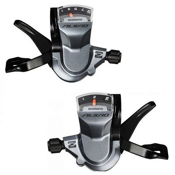 Kit Trocador Dianteiro e Traseiro 9V SHIMANO Alivio M4000