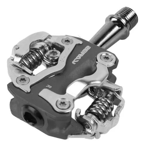 Pedal Clip ZERAY MTB Alumínio 9/16 Cinza ZP-102S