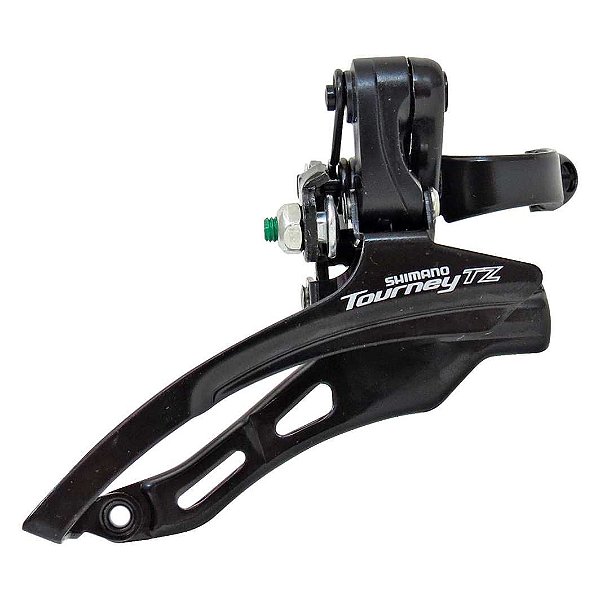 Câmbio Dianteiro SHIMANO 1/4 P/cima TZ500 Preto 31 42D