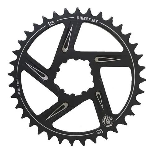 Coroa ICTUS Direct GXP Offset 3mm 36T Black