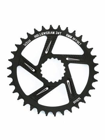 Coroa ICTUS HOLOWGRAM Offset 6mm 34T Preta