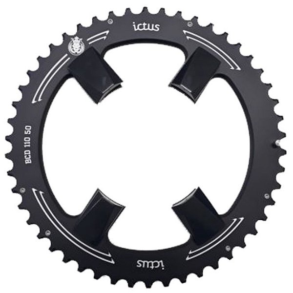 Coroa ICTUS Index. BCD110-A 105 5800 50T 4F Black