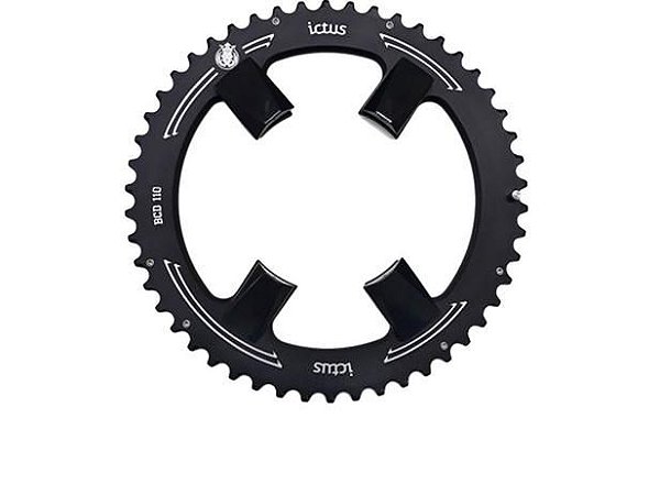 Coroa ICTUS Index BCD110-A 105 4700 53T 4F Black