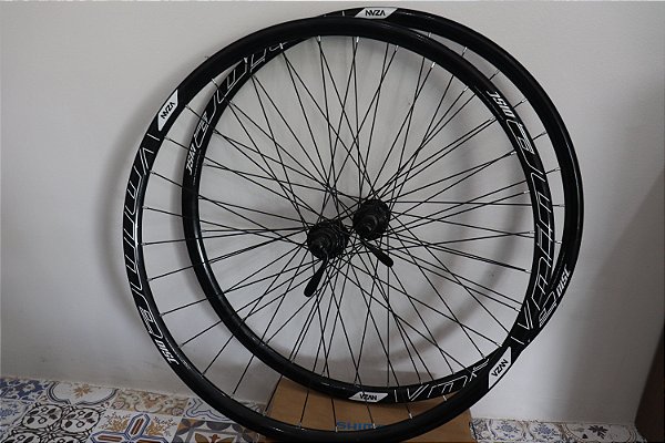 Par de Rodas VZAN Cubo Shimano HB-TX 505 Preto