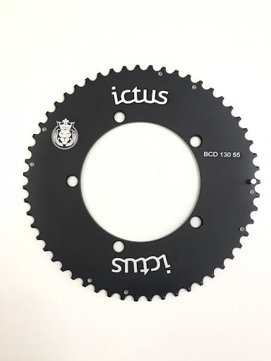 Coroa ICTUS Aero Index BCD130 Speed 55T 5F Black