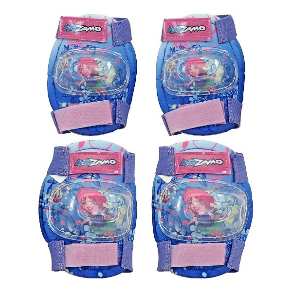 Kit Proteção Infantil Bella KZ-011 Rosa/Lilas