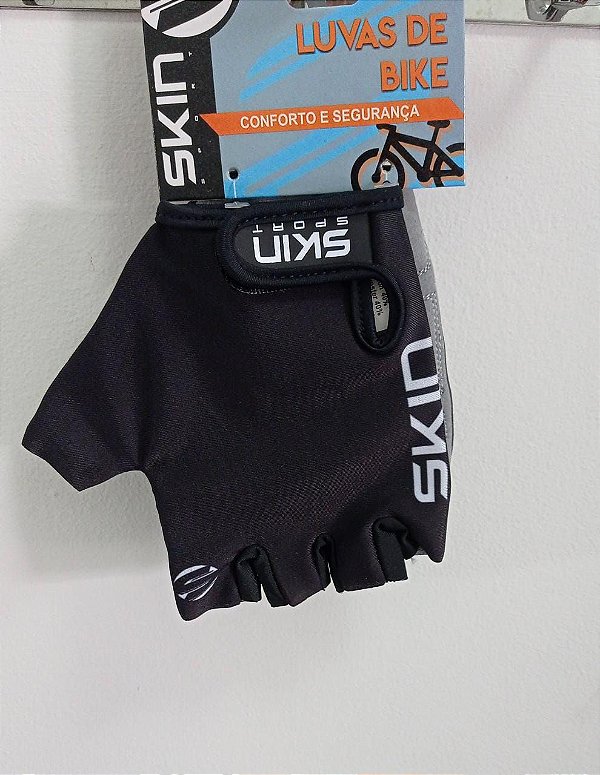 Luva SKIN Sport Aberta Preta - Tam. G