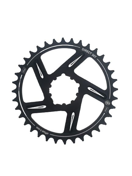 Coroa ICTUS DIRECT GXP Offset 6mm 36T Preta