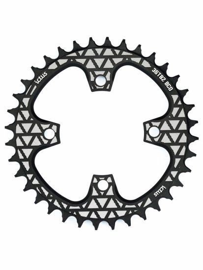 Coroa Ictus BCD 82 36T Preta