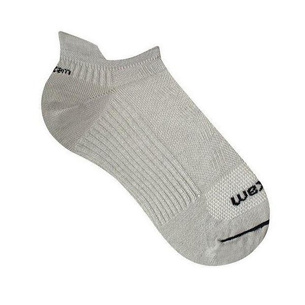 Meia RIKAM Performance Dryfyl Invisível cinza 3439
