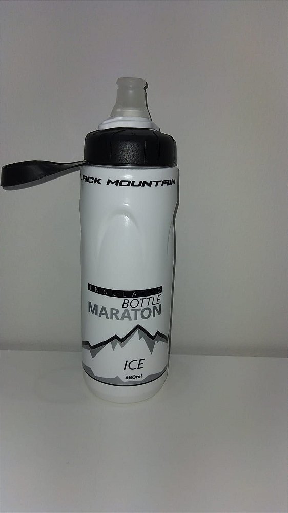 Garrafa Térmica Ice BLACK MOUNTAIN Maraton Branco - 680ml