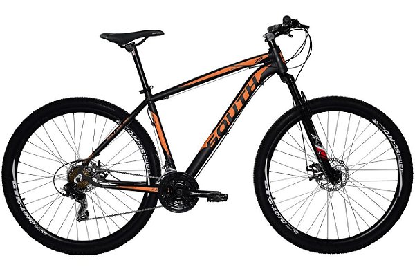 Bicicleta SOUTH 29 - Preto F/Laranja - Tam. 17 -  21V