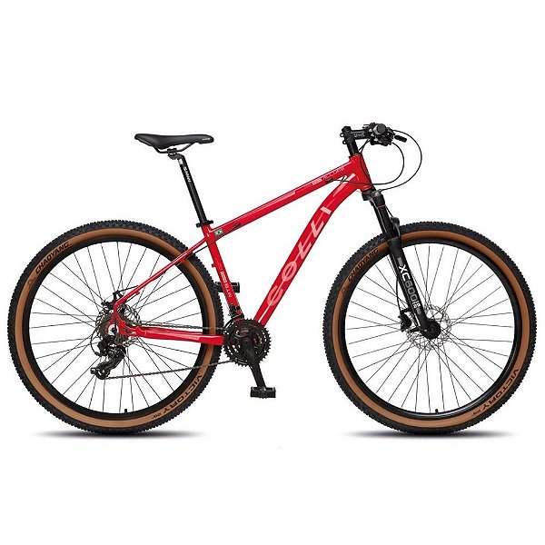 Bicicleta COLLI Allure Aro 29 21V Vermelho/Bege Metalico - Tam. 17