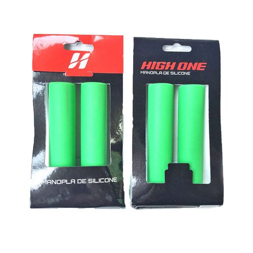 Manopla de Silicone HIGH ONE 135mm Verde - HOMAN0023