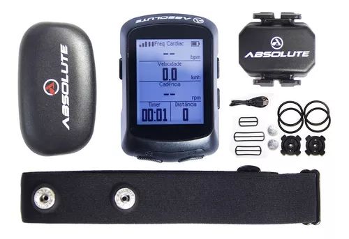 GPS ABSOLUTE Wild Combo ( GPS + Cinta Cardiaca + Sensor de Cadência)
