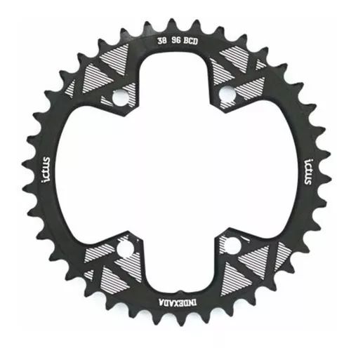 Coroa ICTUS BCD 96 Assimétrica 38T Preta