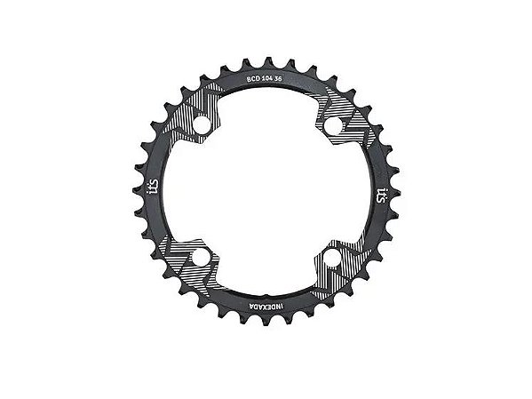 Coroa ICTUS BCD 104 36T Preta