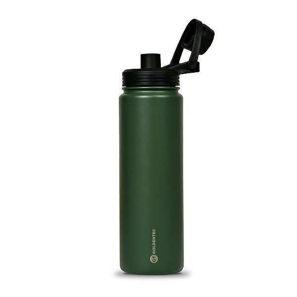 Garrafa GOLDENTEC Thermos Colors 750 ml Verde