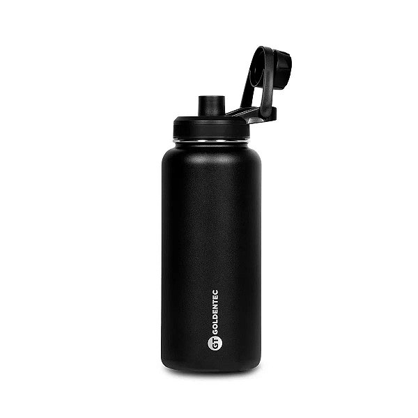 Garrafa GOLDENTEC Thermos Colors 1L Preto
