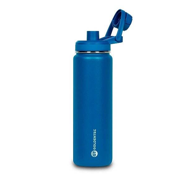 Garrafa GOLDENTEC Térmica Thermos 750 ML Azul