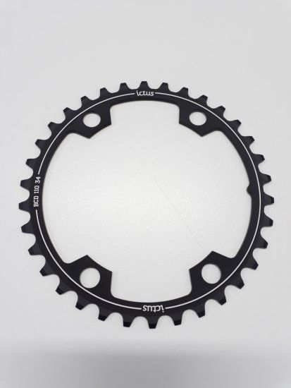 Coroa ICTUS Indexada BCD 110 36T 4F Black