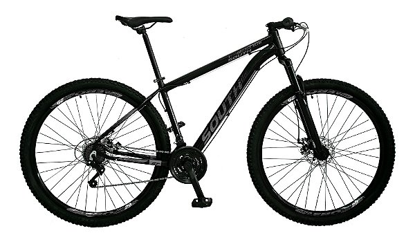 Bicicleta SOUTH Slim Preto/Cinza Tam. 17 - 21v