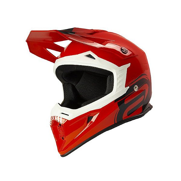 Capacete ASW Core Legacy Vermelho/Preto/Branco -  TAM. 56