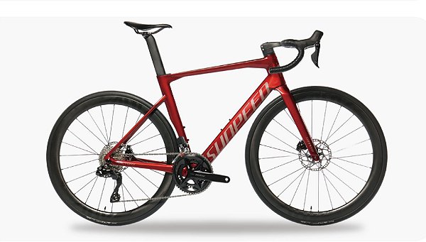 Bicicleta SUNPEED Victory 105DI2 Carbon Tam. XL Vermelha