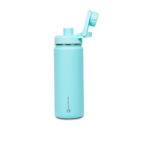 Garrafa GOLDENTEC Térmica Thermos 500ml Azul Claro